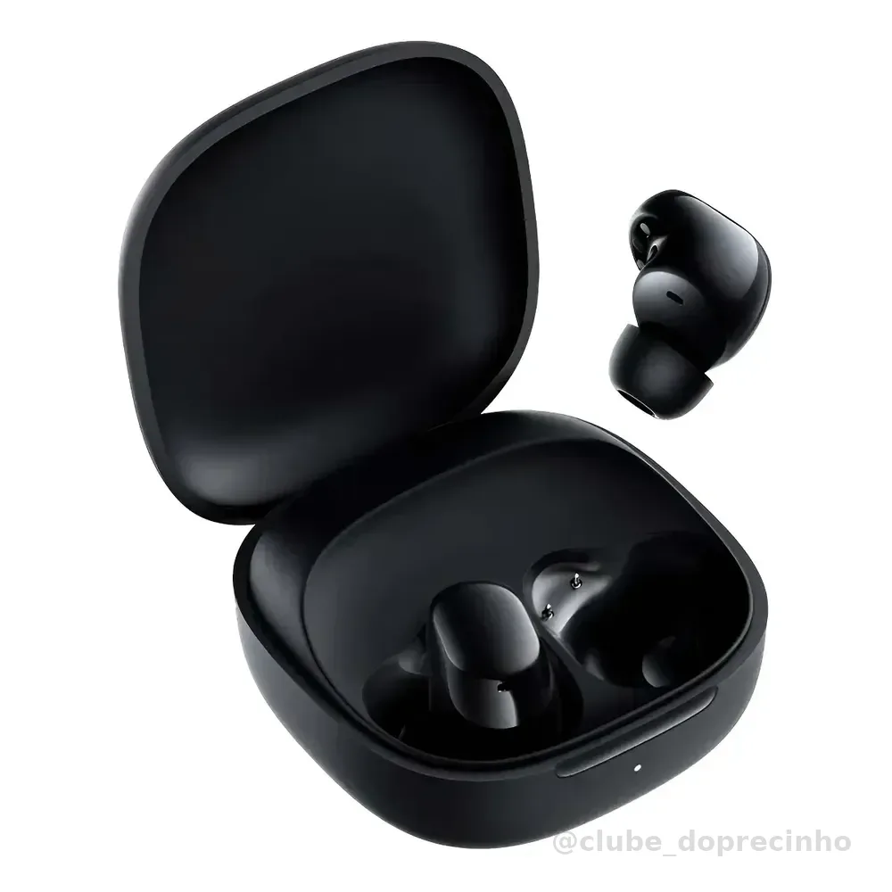 Fone De Ouvido Sem Fio Xiaomi Redmi Buds 6 Play Bluetooth5.4 Cor Preto