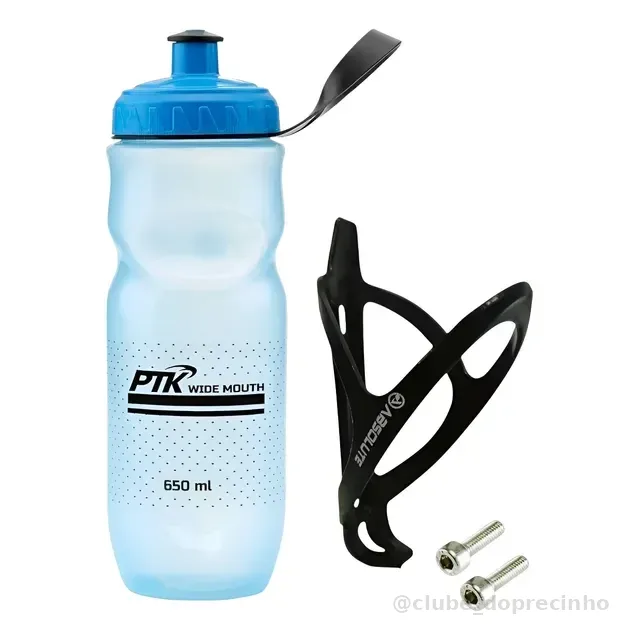 Caramanhola Garrafa Squeeze De Agua 650ml+ Suporte Absolute