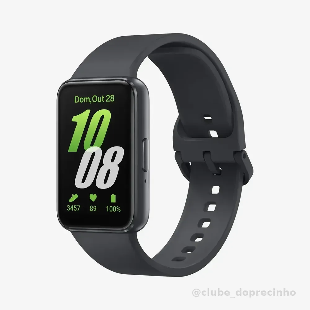 Smartwatch Samsung Galaxy Fit3 Display 1.6 Grafite Liso Grafit