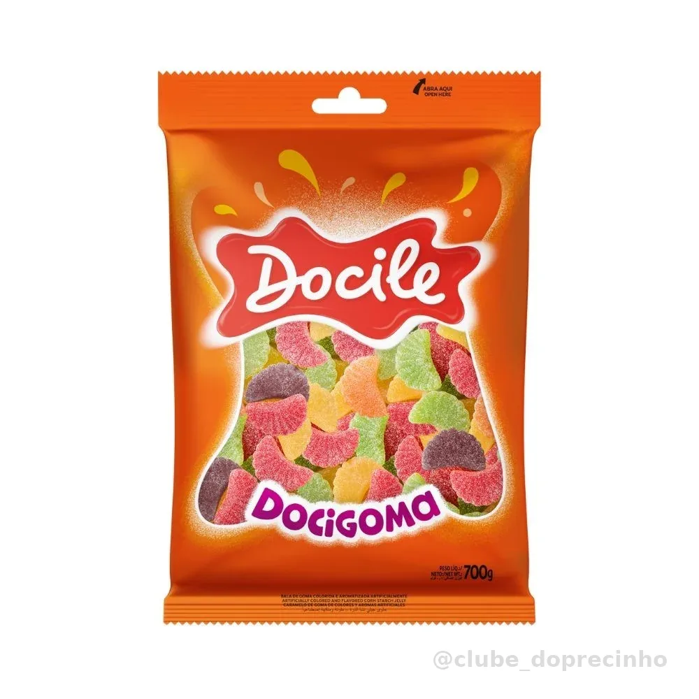 Bala de Goma Gomos Sortidos 700g - Docile