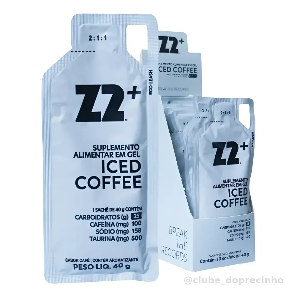 Energy Gel Z2+ Iced Coffee Box 10 Unidades Iced Coffee