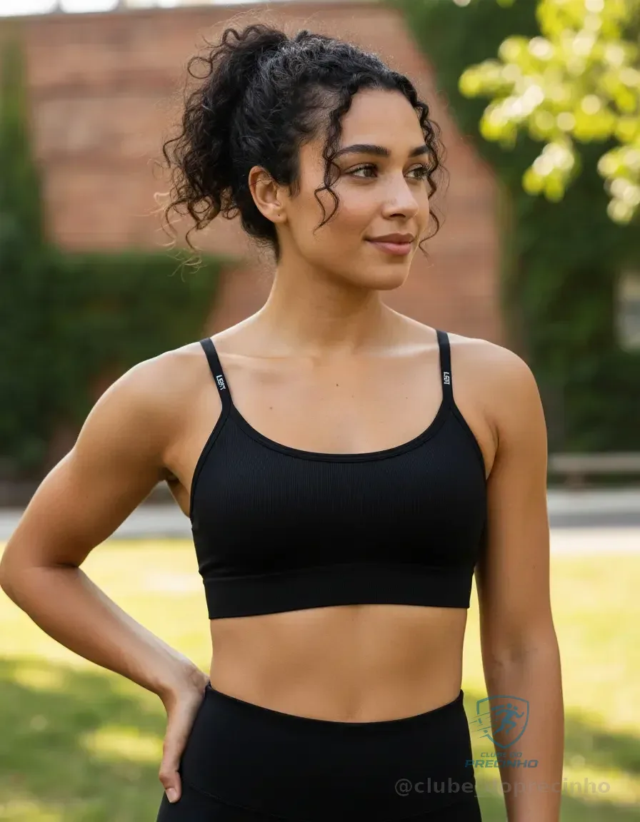 Top Lupo Loba Fitness Confortável Ótima Sustentação Academia