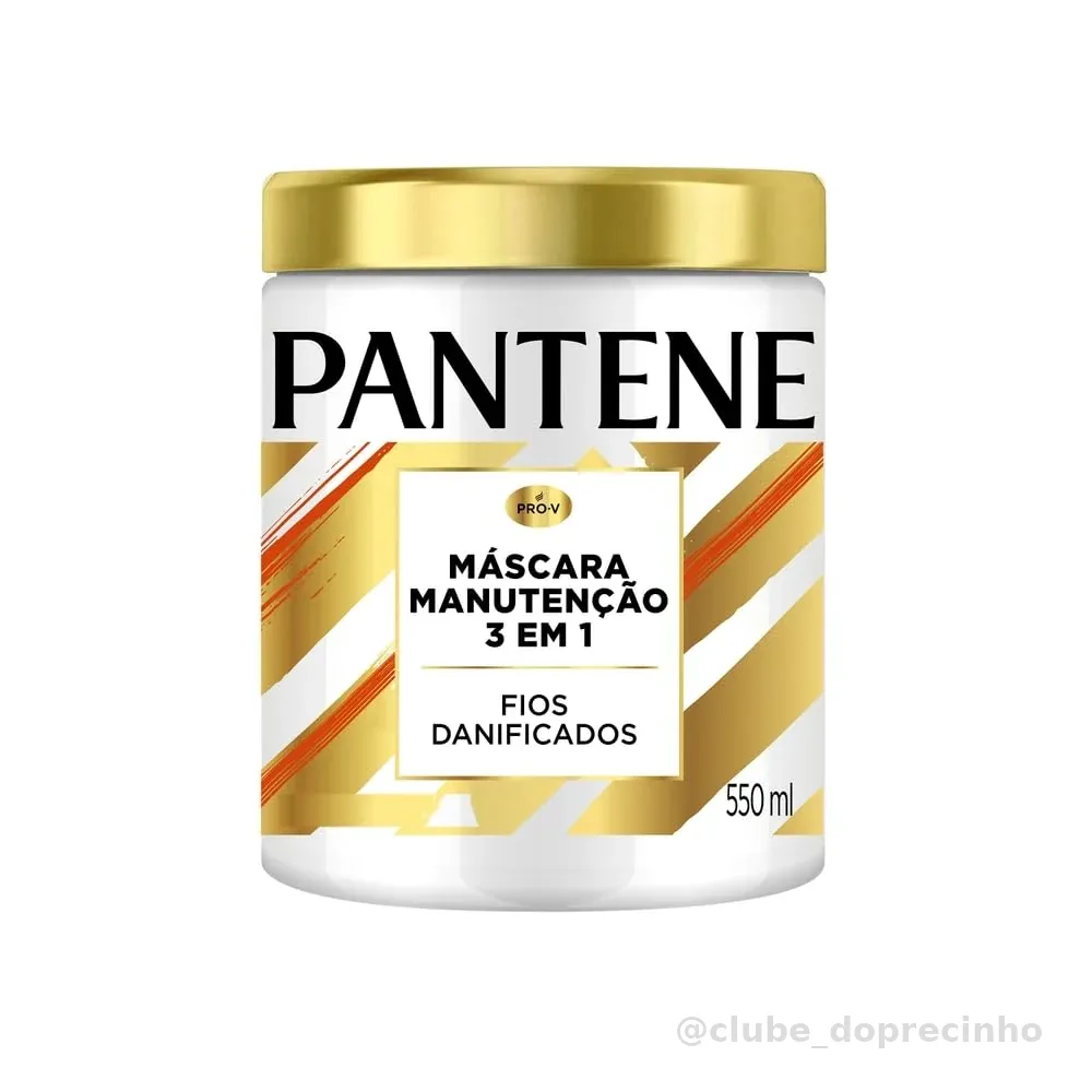 Pantene Pro-V Máscara Capilar 3 em 1 para Fios Danificados 550 ml