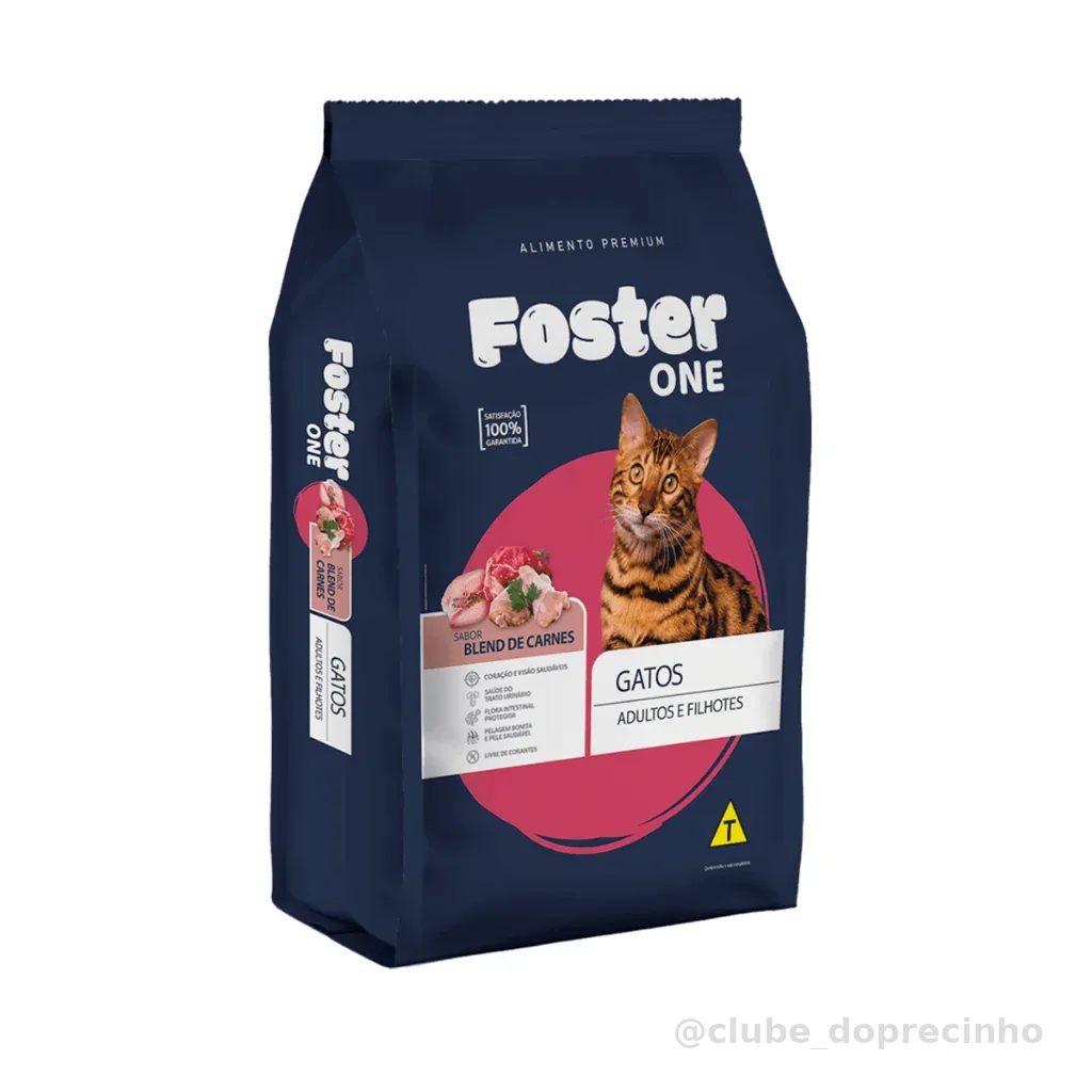 Ração Foster One Gato Adulto e Filhote 10,1 kg