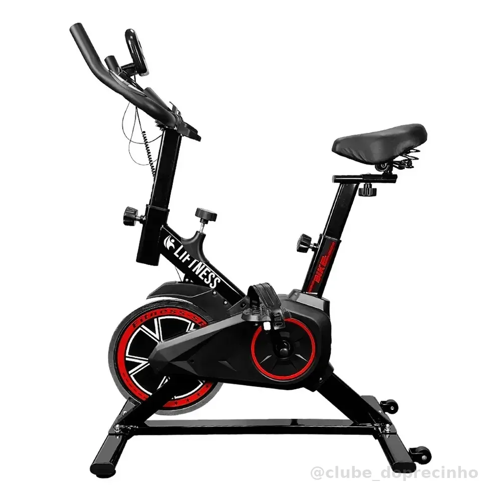 Bicicleta Ergométrica Spinning X11 Cor Preto/vermelho Brusfit