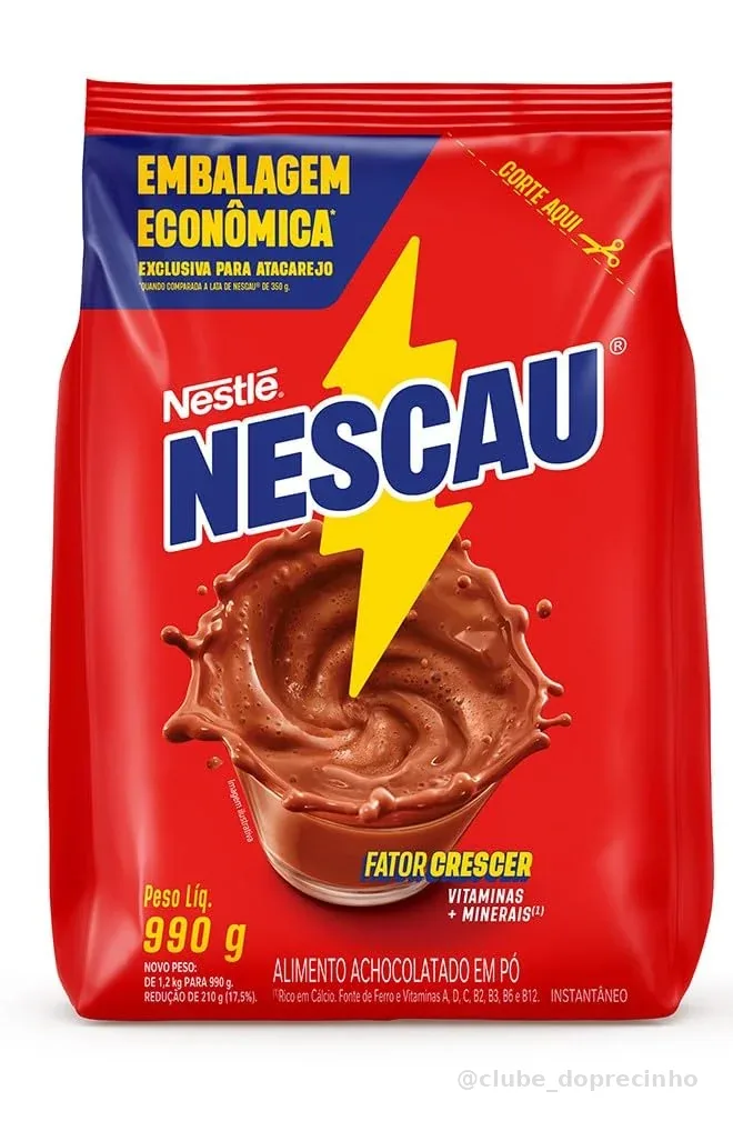 Achocolatado Pó Nescau 990g Sachet