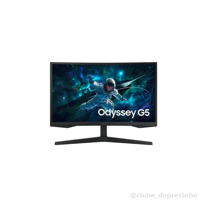 Monitor Gamer Samsung LS27CG552EL 27” QHD 165Hz 1ms 40W Preto
