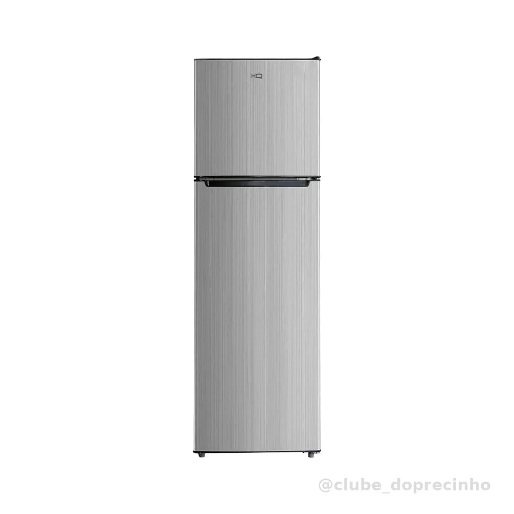 Geladeira Refrigerador HQ Defrost 290 Litros Preto/Cinza HQ-290RDF 220V