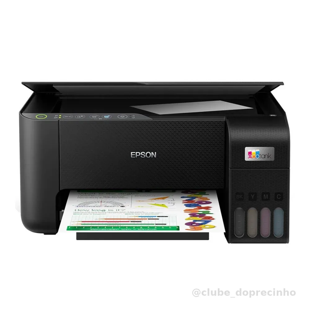 Multifuncional Tanque de Tinta Epson EcoTank L3250 Wireless Impressora Copiadora Scanner