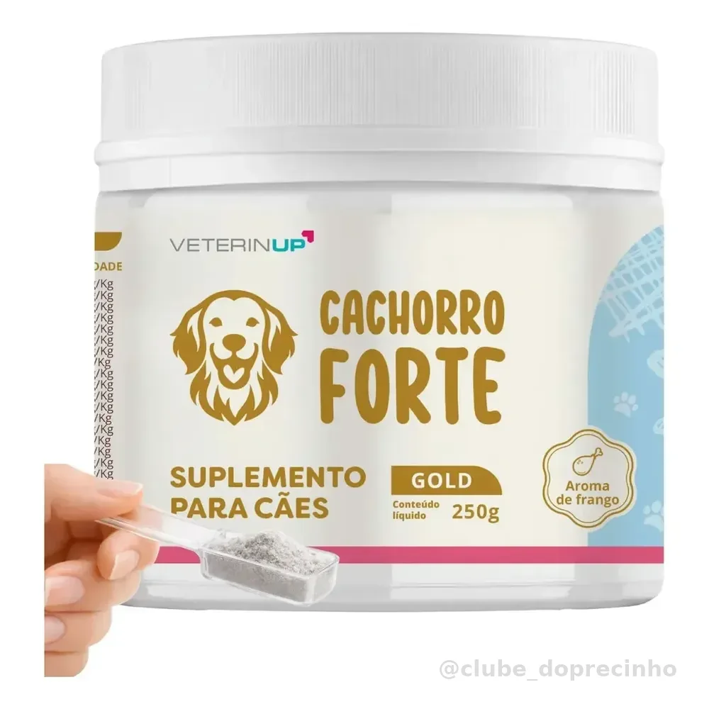 Suplemento Cachorro Forte Gold Diminui Odor Fezes Pelo Derme