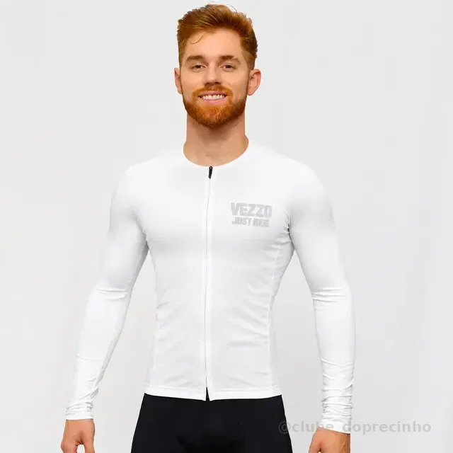 Camisa Elite Ciclismo Bike Speed Mtb Vezzo Manga Longa