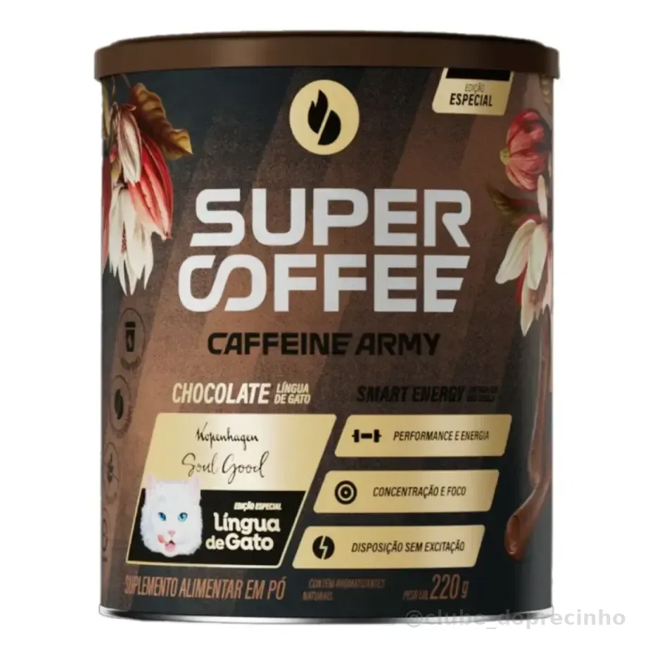 Supercoffee Lingua De Gato - Classic Size (220g) - Caffeine Army Chocolate Ao Leite