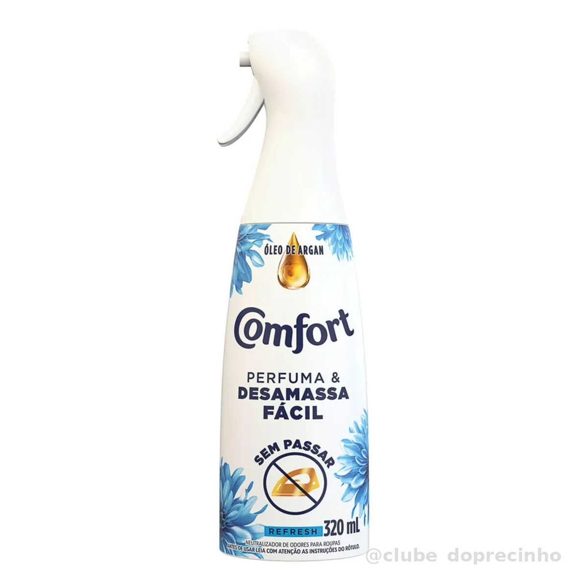 Comfort Perfuma e Desamassa Facil com Neutralizador de Odores Refresh 320 ml