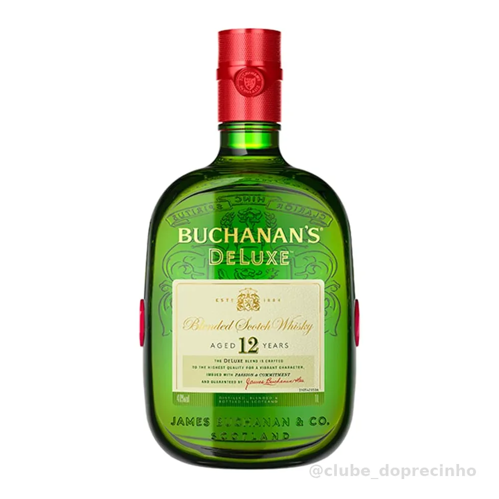 Whisky Buchanan's Deluxe 12 Anos 1L