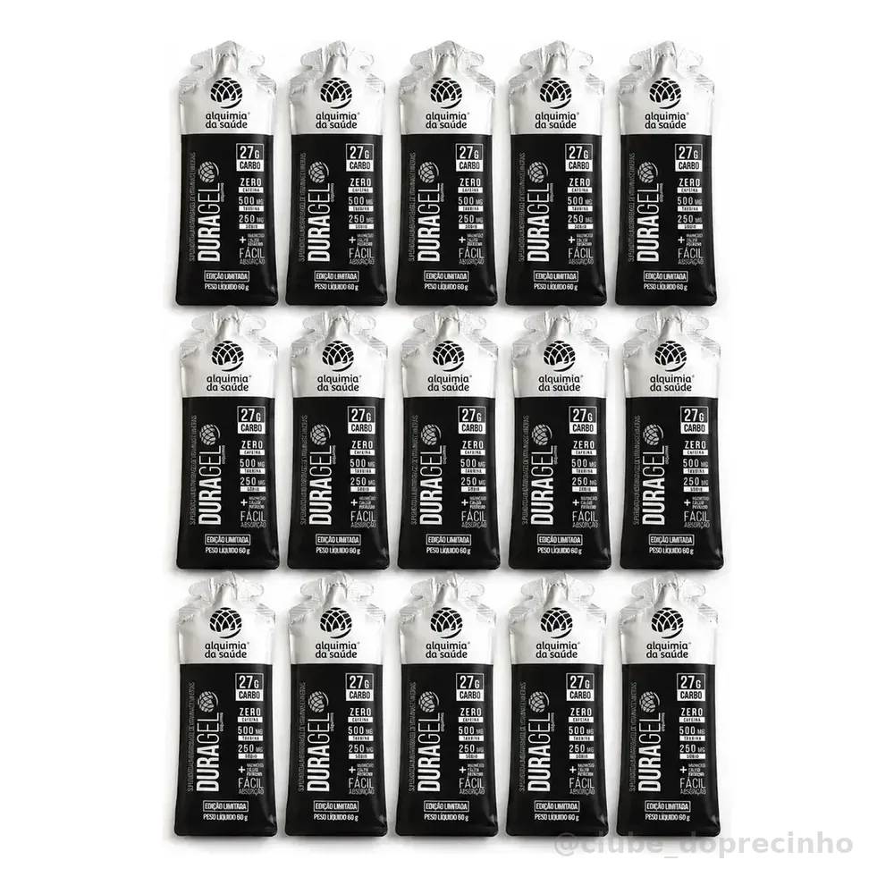 Duragel Alquimia Da Saúde Gel Carboidrato Neutro 15x60g