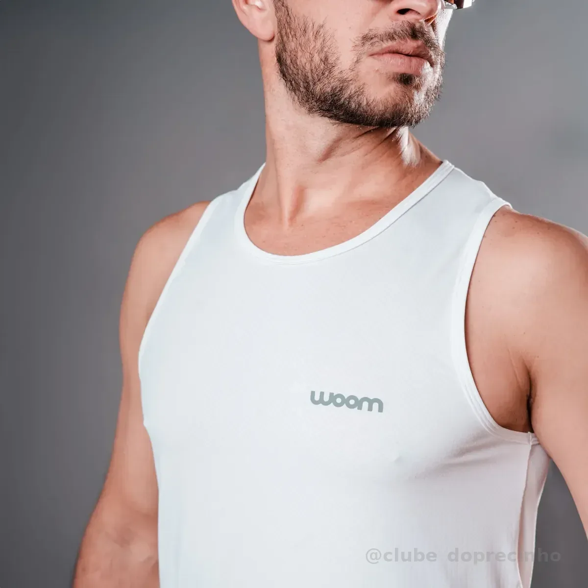 Regata Running Woom Light Run Branco Masculina I Branco