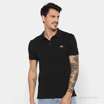 Camisa Polo Lacoste Slim Fit Piquet Masculina