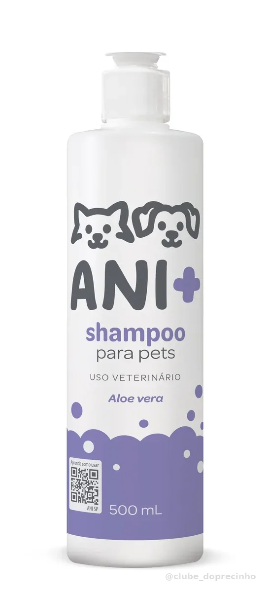 ANI+ Shampoo 500ml cães e gatos Pet Society