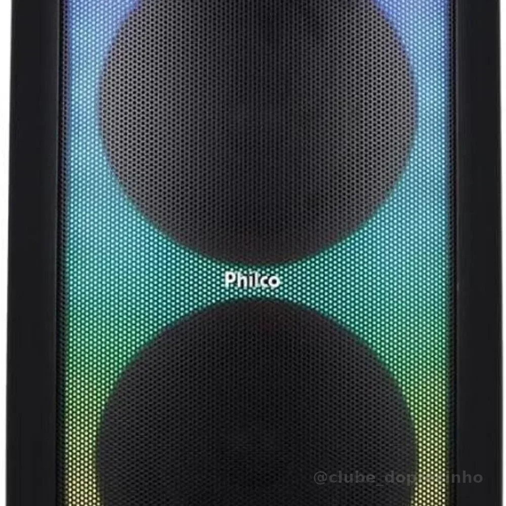 Caixa de Som Amplificada Philco 1350W Bluetooth V5.3 PCX7200 Bivolt