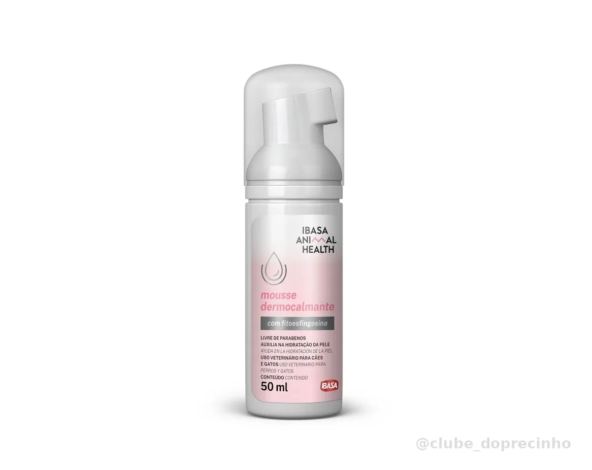 Ibasa Mousse Dermocalmante 50Ml Para Cães