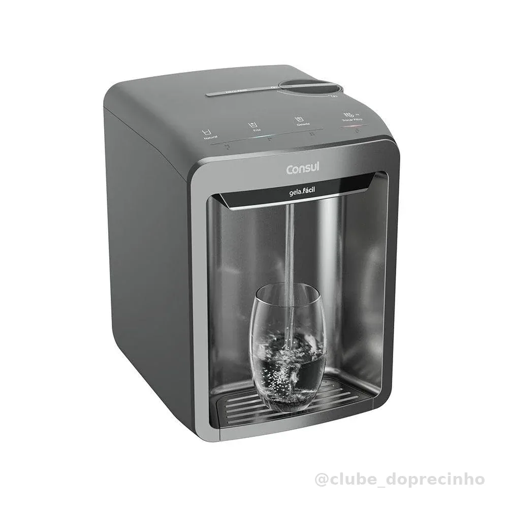 Purificador de Água Consul Refrigerado Eletrônico CPB33AF Cinza Bivolt