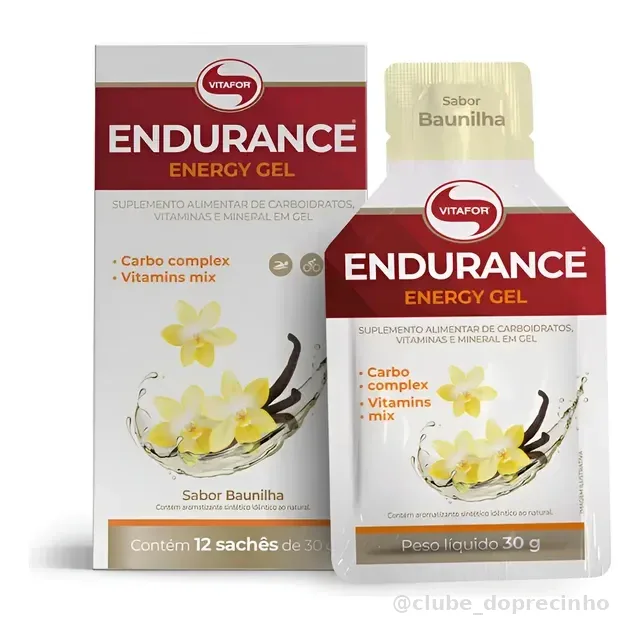Endurance Energy Gel (12 Sachês De 30g) Vitafor