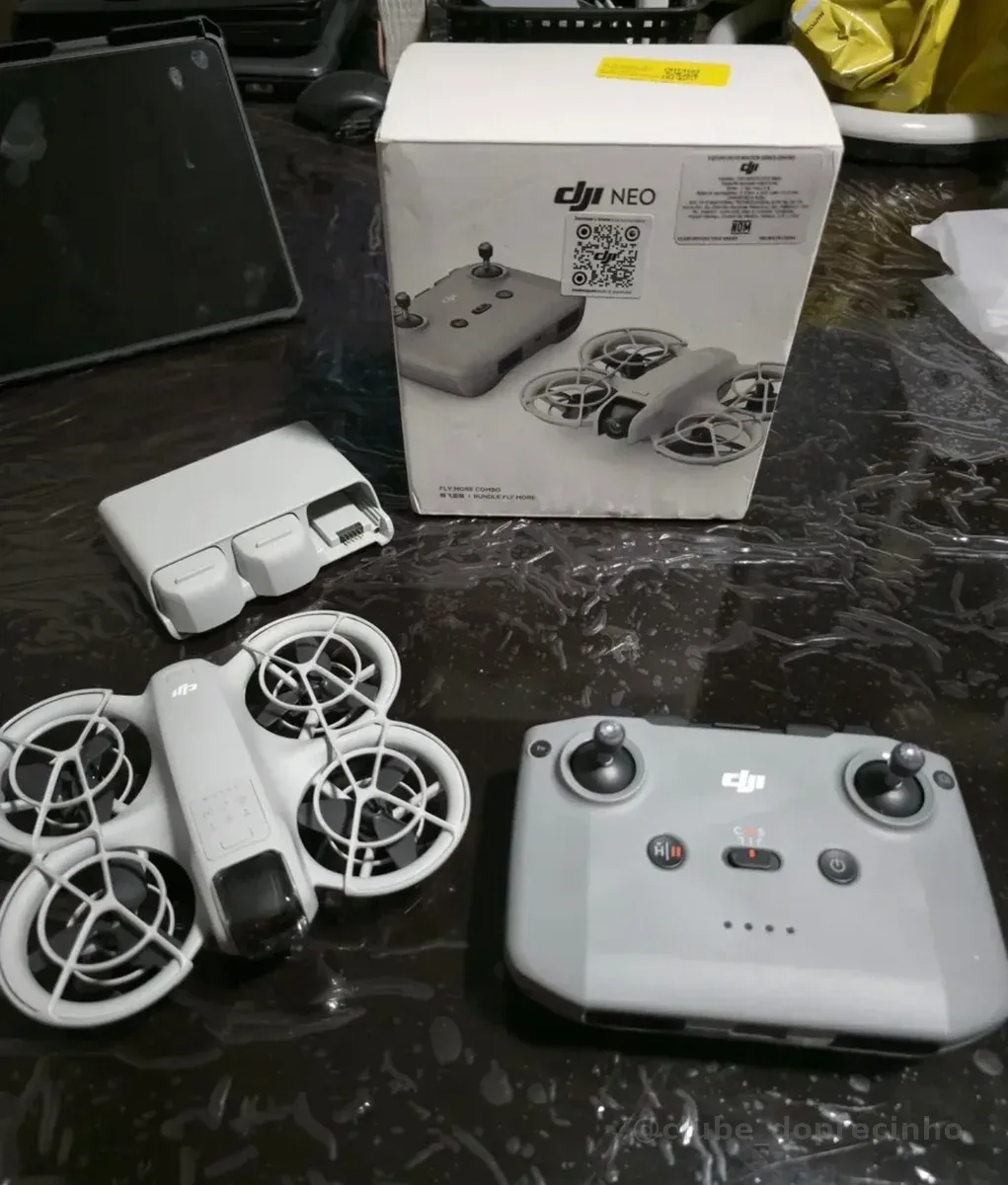 Drone Dji Neo Fly More Combo Br Dji051 Cor Cinza