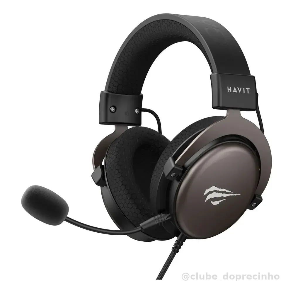 Fone de Ouvido Gamer Headset Havit H2015d Pc Consoles color negro