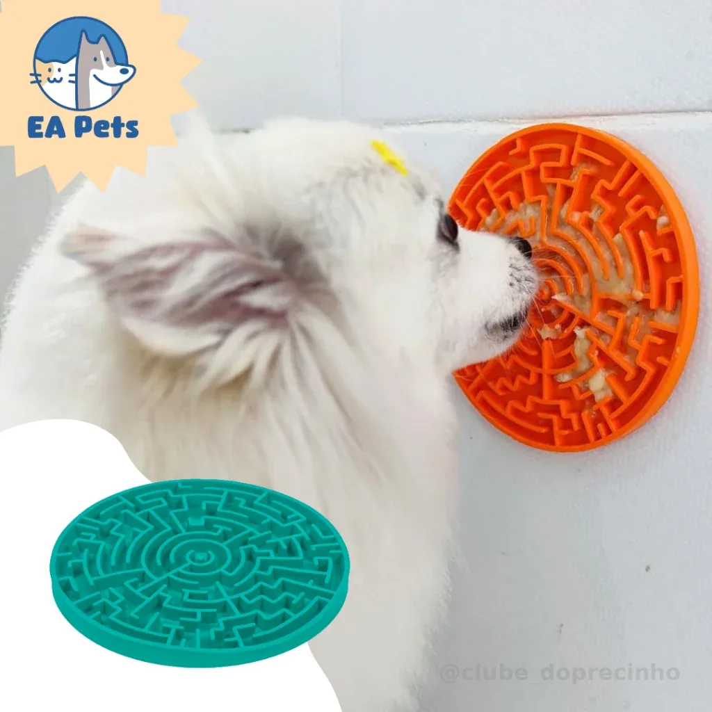 Tapete de Lamber Com Ventosas Da Pet Games Labirinto Divertido E Saudável Brinquedo Cão Cachorro