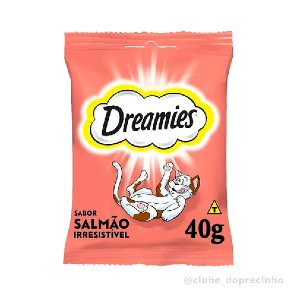 Petisco Salmão Irresistível Gatos Adultos 40g Dreamies