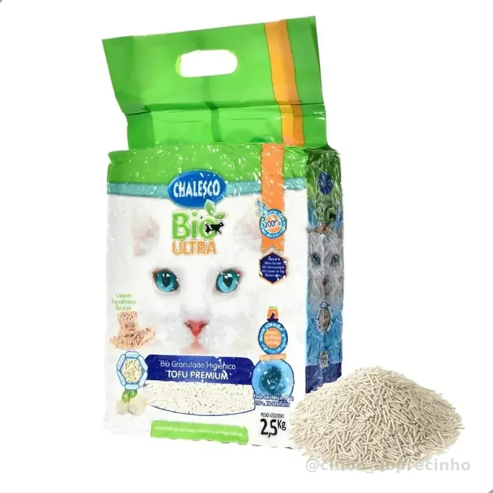 Granulado Higiênico Biodegradável Tofu Premium 2,5kg