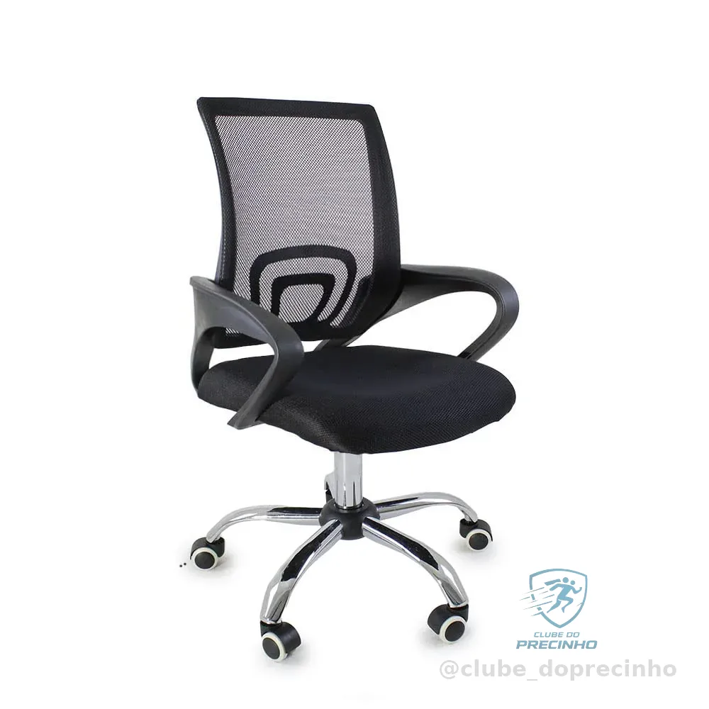 Cadeira de Escritório Oficial Begonia Tela Mesh Ergonômica Giratória