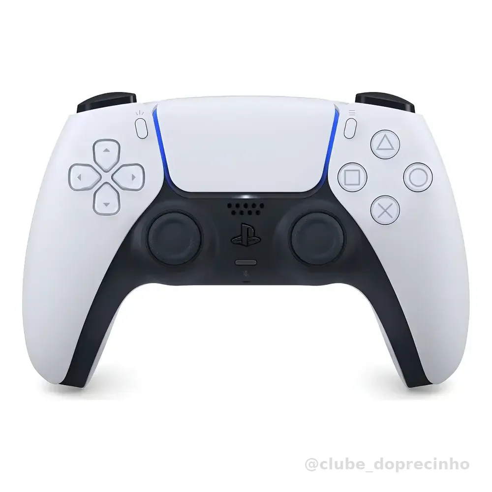 Controle Joystick Sem Fio Sony Playstation Dualsense Branco
