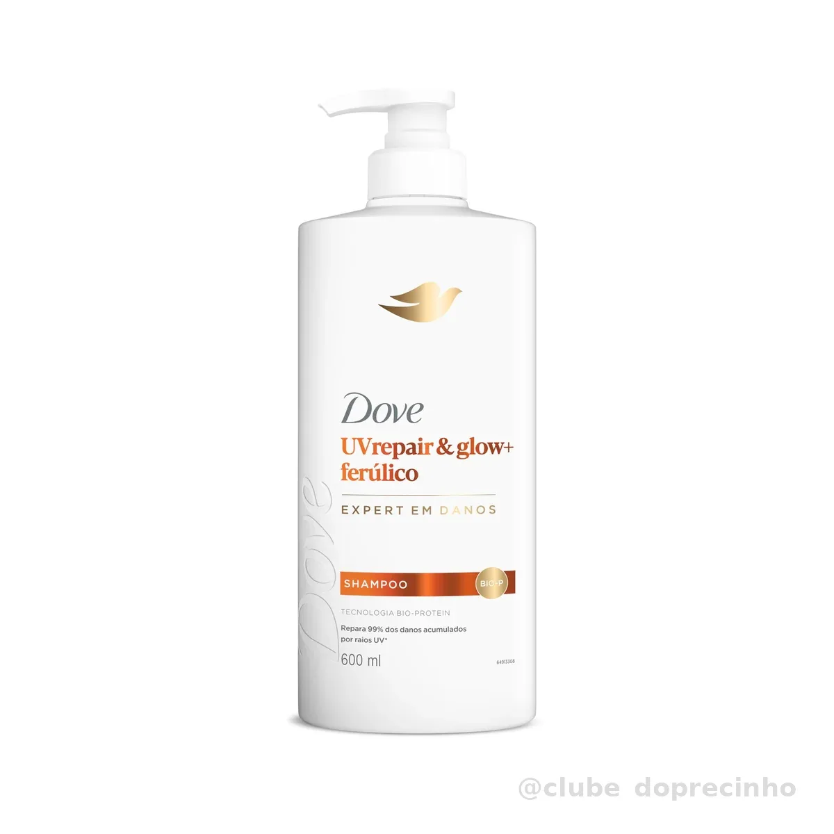 Dove Shampoo UV Repair & Glow + Ferúlico 600ml