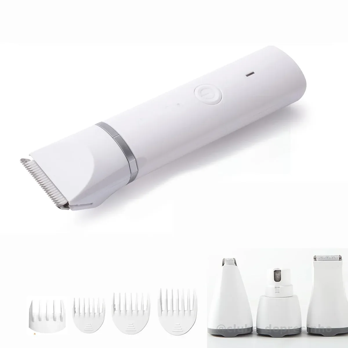 Máquina Tosar Cachorros Cães Recarregável 4 em 1 Kit, Máquina De Tosa Pets Gato Cachorro Tosador,Silencioso, para cães, gatos, cuidados com garras