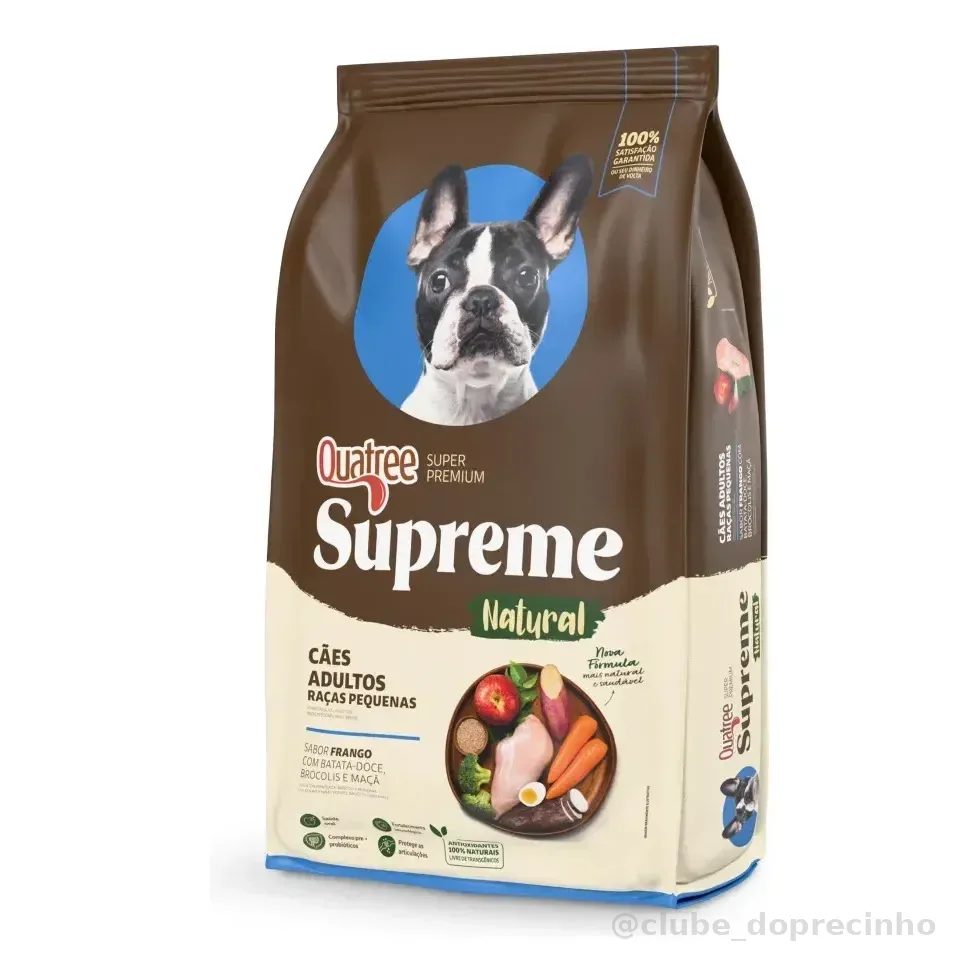 Ração Cachorros Adultos Quatree Supreme Raças Pequenas 10kg
