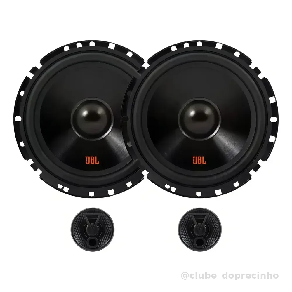 Kit Duas Vias 6 Polegadas Alto Falantes Jbl Flex 4 110w Rms Cor Preto