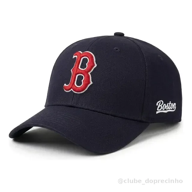 Boné Boston Aba Curva Fitão Unissex Ajustável