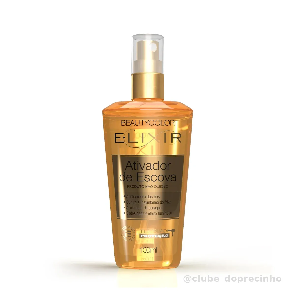 Ativador de Escova E.lixir BEAUTYCOLOR - Facilita a Escovação, Ação Antifrizz e Proteção Térmica - 100ml