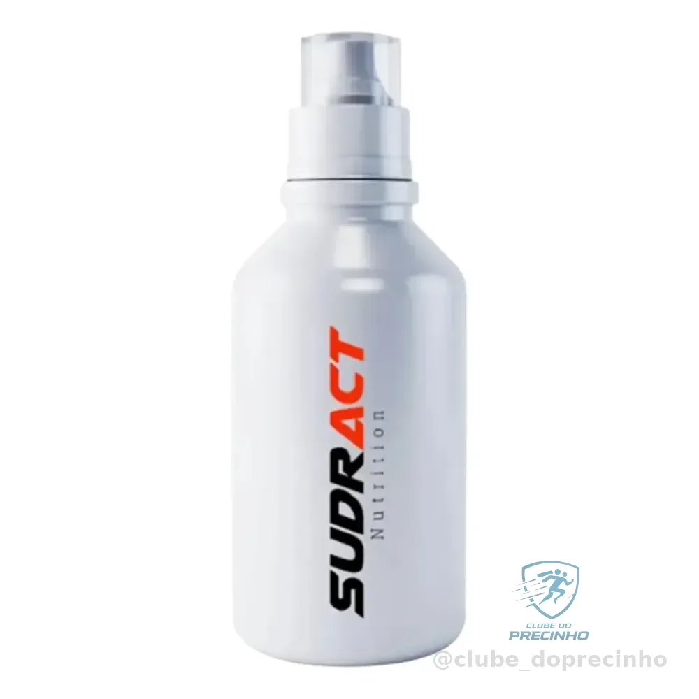 Squeeze Mini Garrafinha Porta Gel 100ml Sudract Bike Corrida Branco