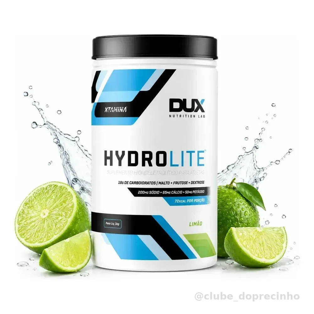 Hydrolite Suplemento Em Pó Dux Nutrition Sabor Limão 1000g Limão