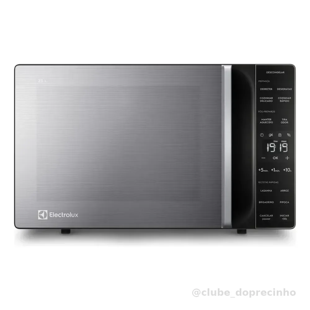 Micro-ondas Electrolux Prata 23L Efficient ME23S 127V