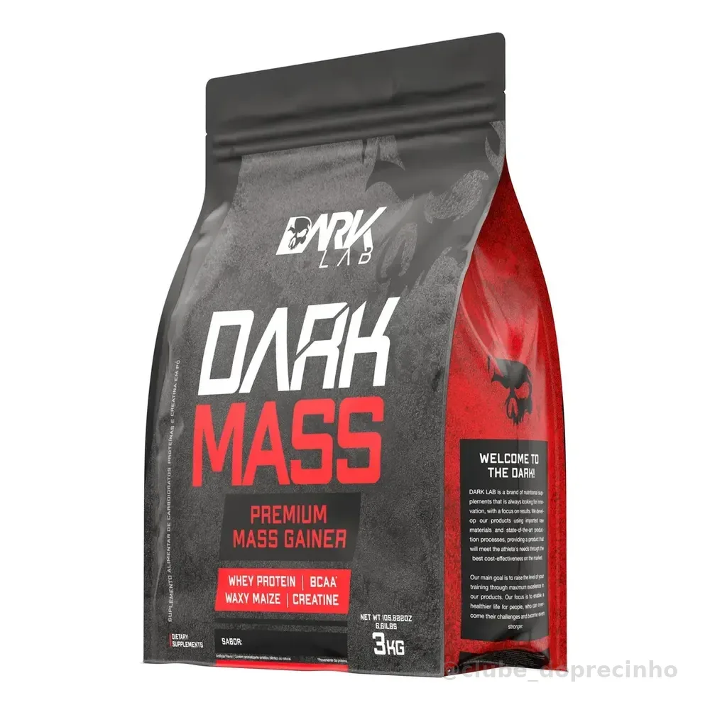 Hipercalorico Dark Mass - 3kg - Dark Lab Sabor Chocolate
