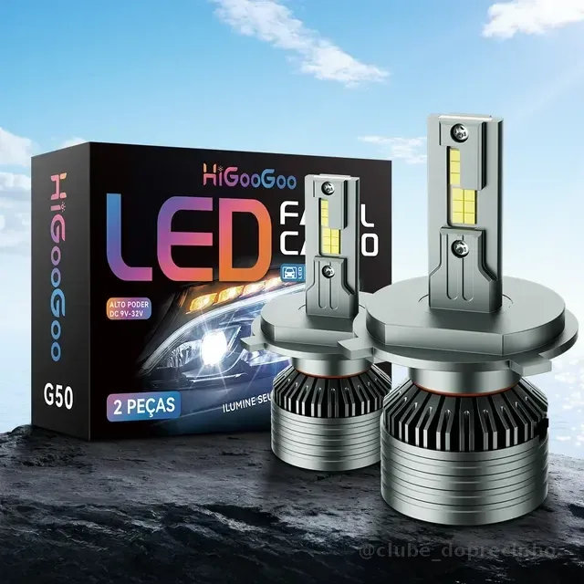 Higoogoo G50 150w Led Par Carro Farol H4 H1 H7h11hb3hb4h3h27