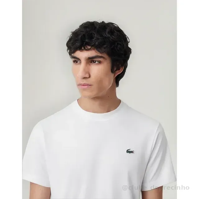 Camiseta Lacoste Esportiva Em Algodão Ultra Dry - Original
