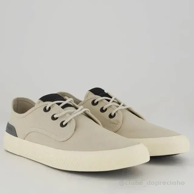 Tênis Aramis Daily Dock Canvas Bege Masculino Adulto