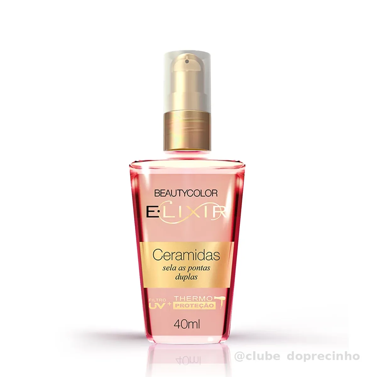 E.lixir Ceramidas - Sela as pontas duplas e Restaura os fios - BEAUTYCOLOR - 40ml