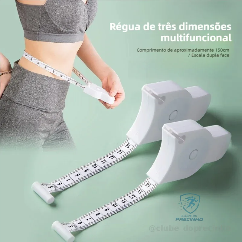 Fita De Medição Corporal/Fita Métrica Antropométrica Corporal Com Cálculo De Imc Da