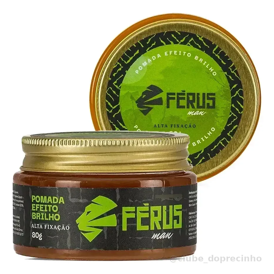 Pomada Modeladora De Fixação Cabelo Masculino Efeito Brilho