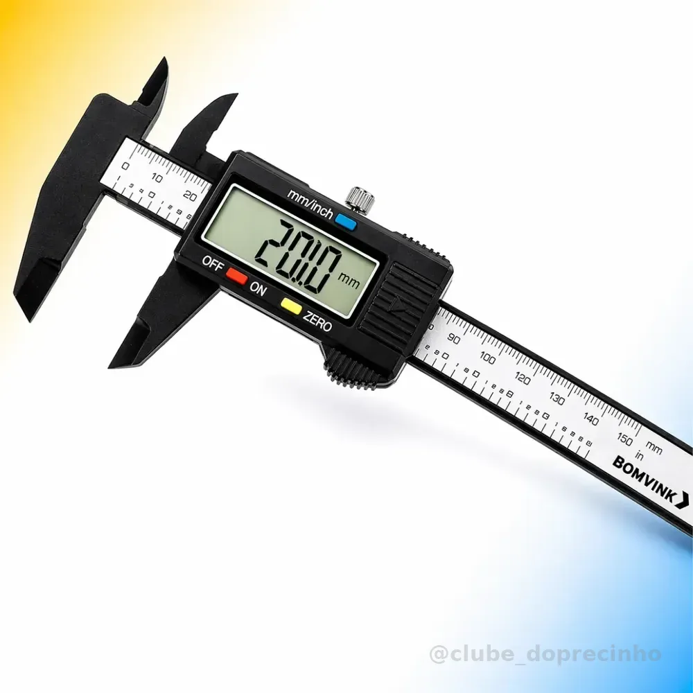 Paquímetro Digital 150mm Inox Alta Precisão Lcd Profissional